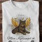 Engel Katze T-Shirt - Eigenes Bild + Name
