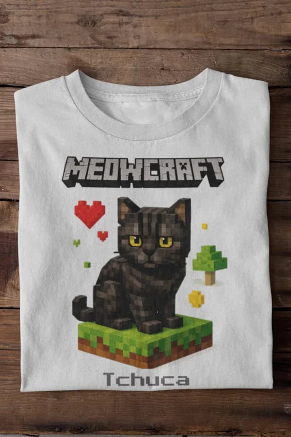 Meowcraft - Katzen - Individuelles Premium T-Shirt