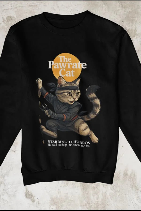 The Pawrate Cat - Individuelles Premium Sweatshirt (Unisex)