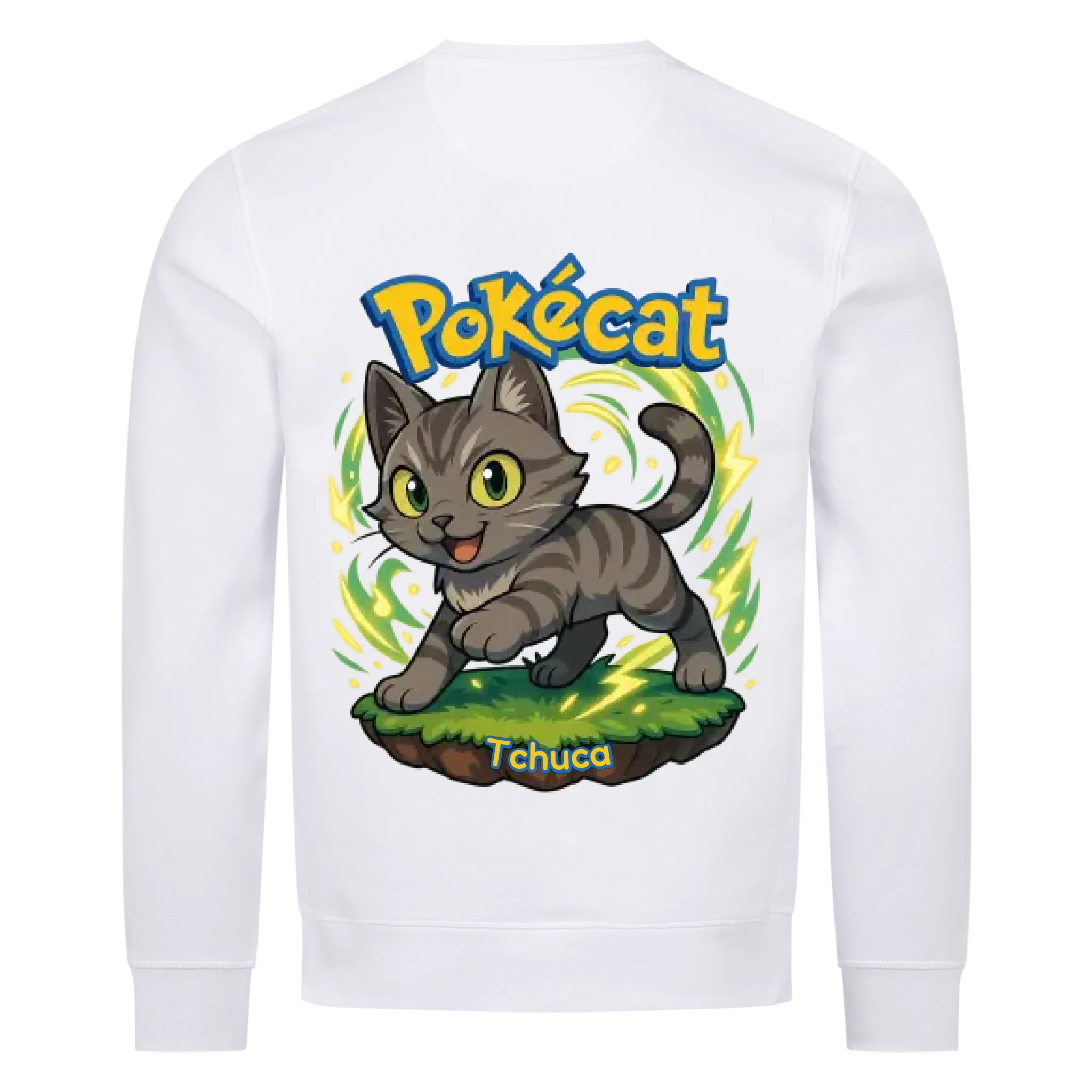 Pokécat - Katzen - Individuelles Premium Sweatshirt (Unisex)