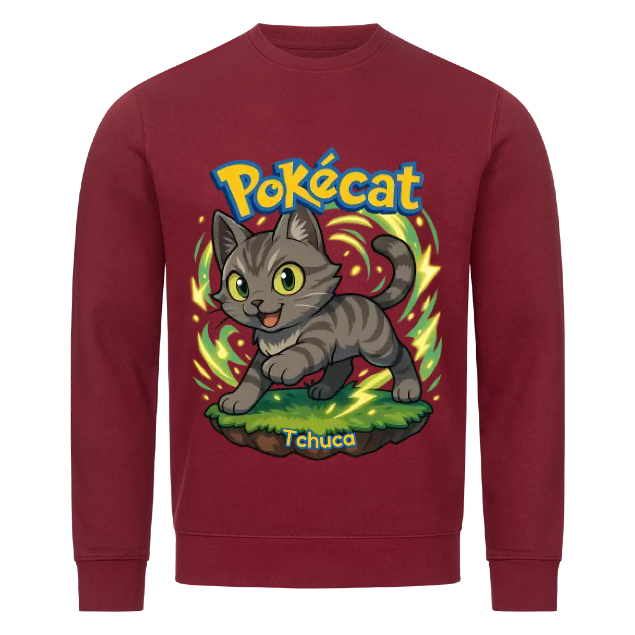 Pokécat - Katzen - Individuelles Premium Sweatshirt (Unisex)