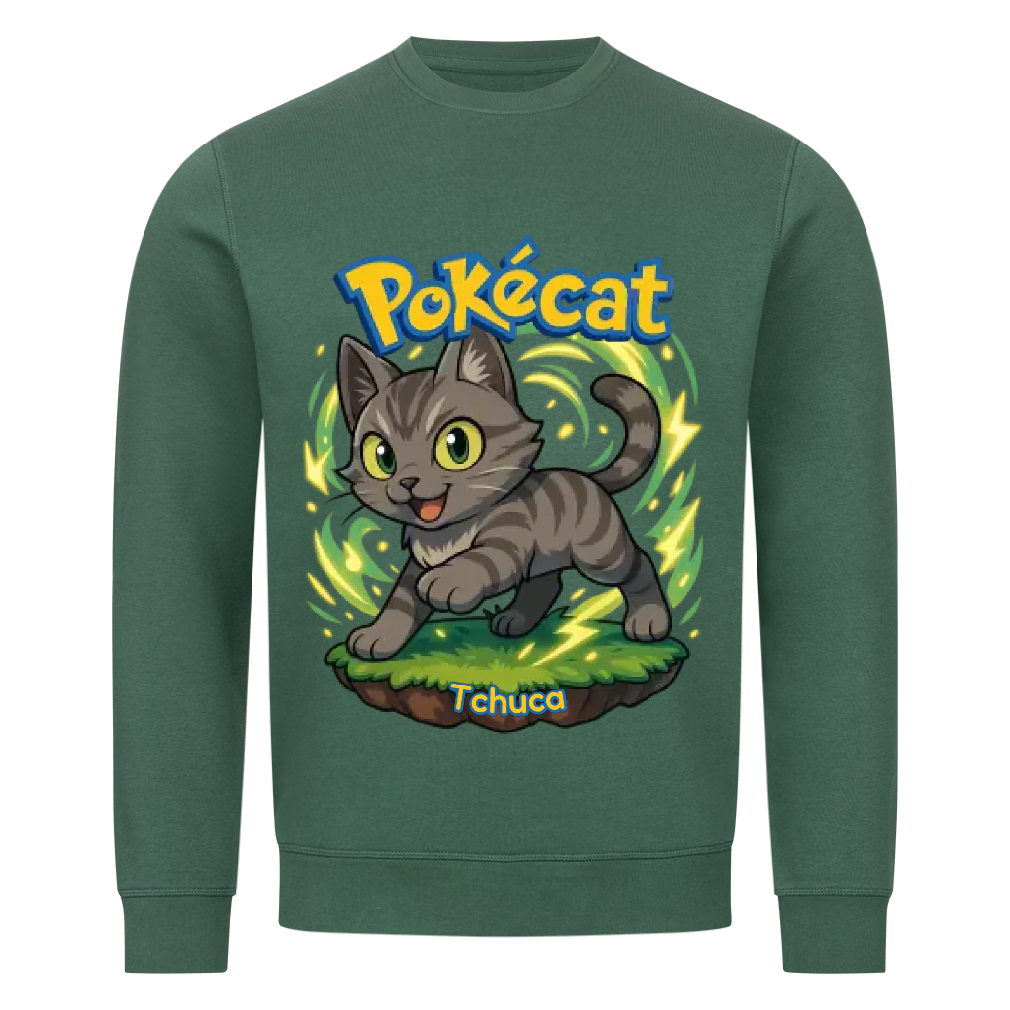 Pokécat - Katzen - Individuelles Premium Sweatshirt (Unisex)