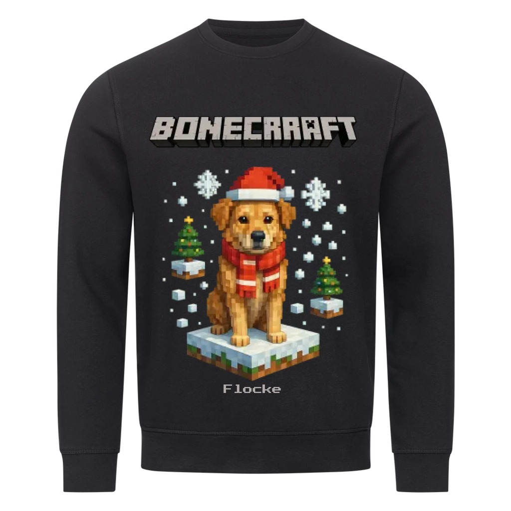 Bonecraft Winter Edition - Hunde - Individuelles Premium Sweatshirt (Unisex)