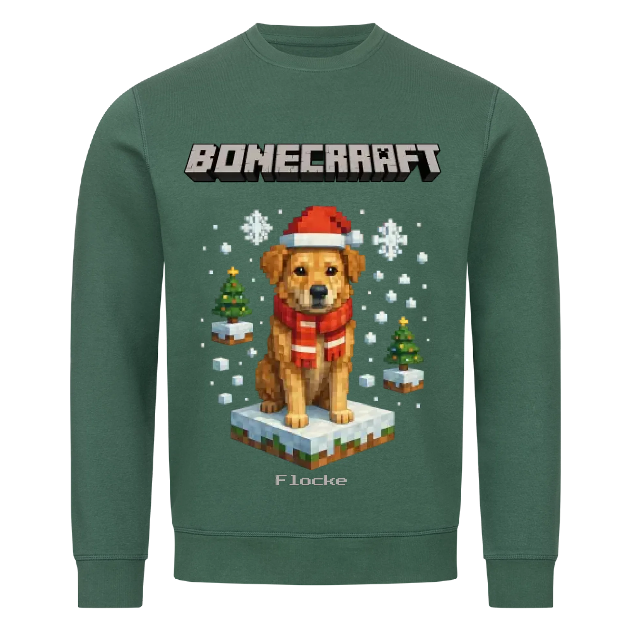 Bonecraft Winter Edition - Hunde - Individuelles Premium Sweatshirt (Unisex)