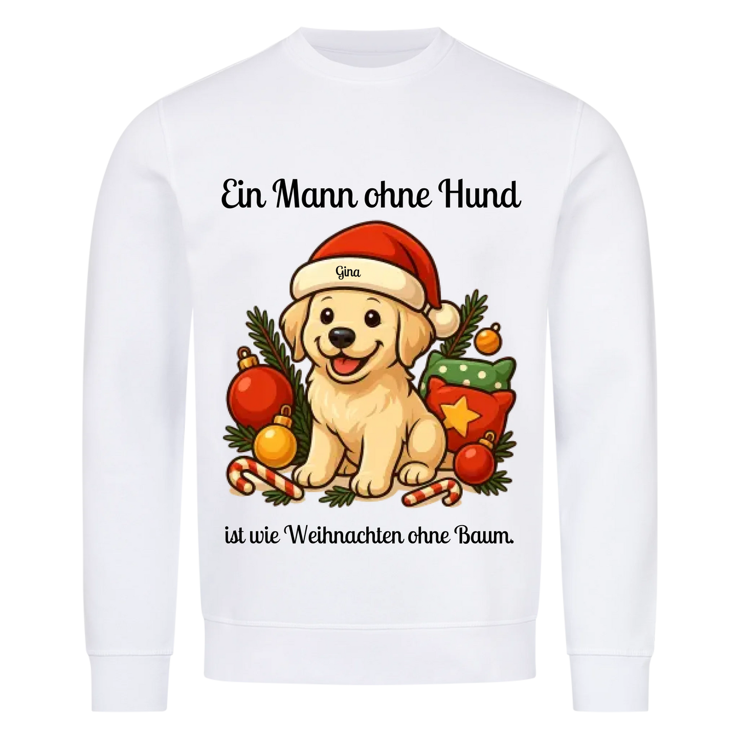 Eine Mann ohne Hund Premium Sweatshirt - Eigenes Bild
