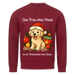 Eine Frau ohne Hund Premium Sweatshirt - Eigenes Bild