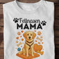 Fellnasen Mama Hund T-Shirt - Eigenes Bild + Name
