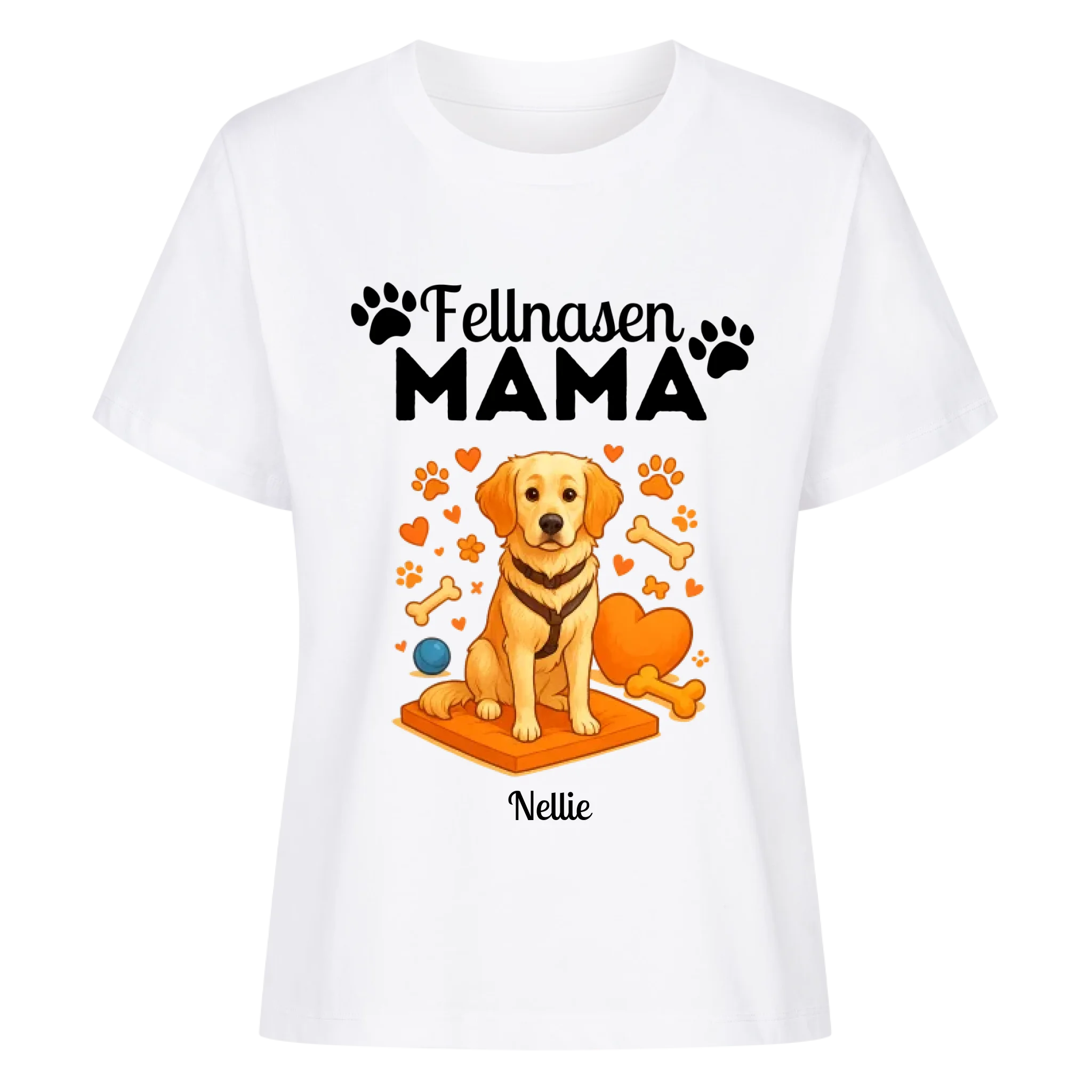 Hunde Fellnasen Mama - Individuelles Premium T-Shirt