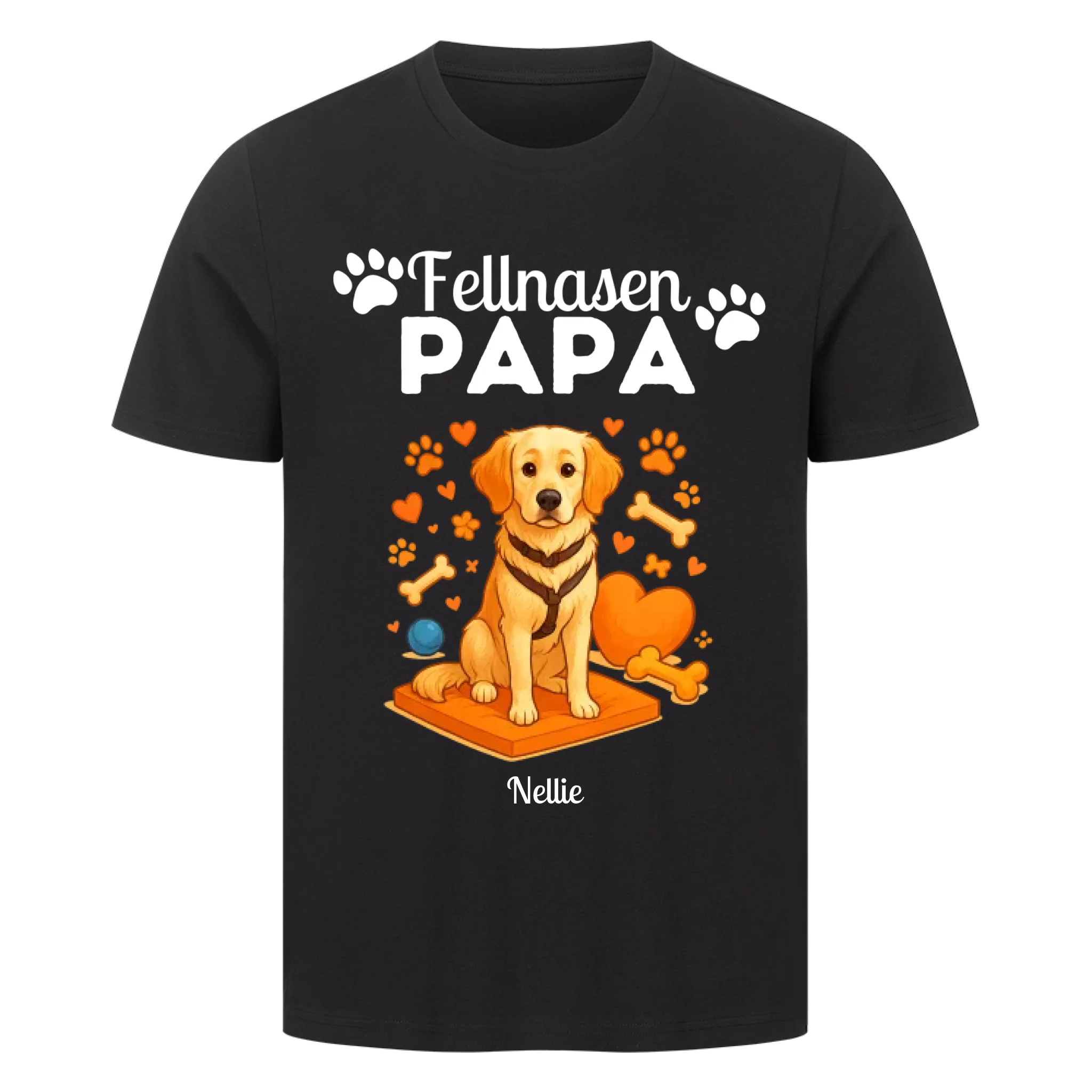 Hunde Fellnasen Papa - Individuelles Premium T-Shirt