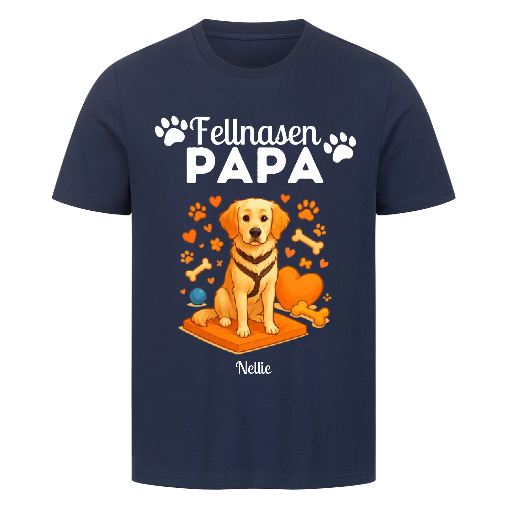 Hunde Fellnasen Papa - Individuelles Premium T-Shirt