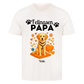 Fellnasen Papa Hund Premium T-Shirt - Eigenes Bild + Name