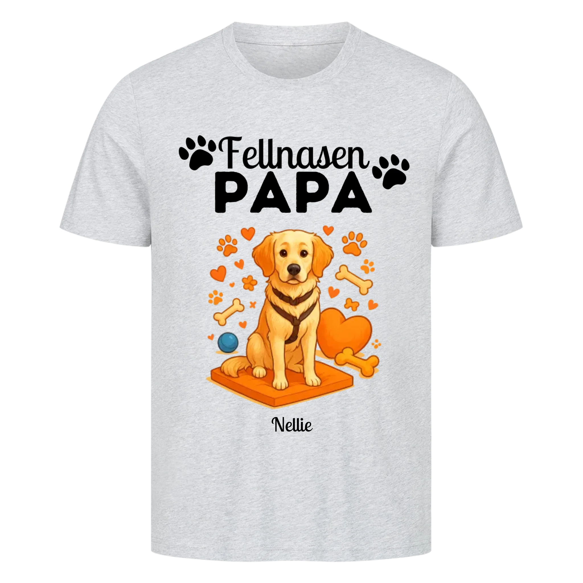 Hunde Fellnasen Papa - Individuelles Premium T-Shirt