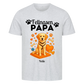 Fellnasen Papa Hund Premium T-Shirt - Eigenes Bild + Name