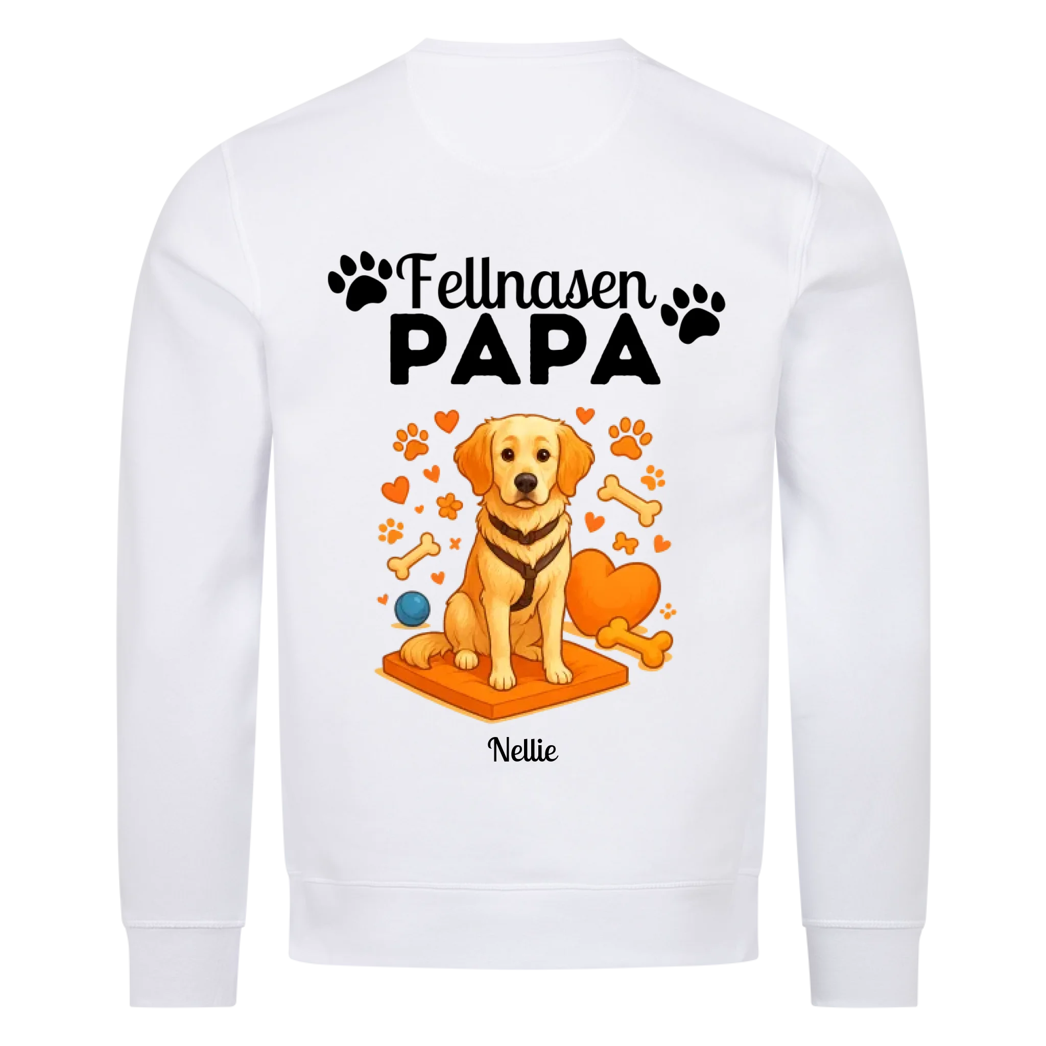 Hunde Fellnasen Papa - Individuelles Premium Sweatshirt