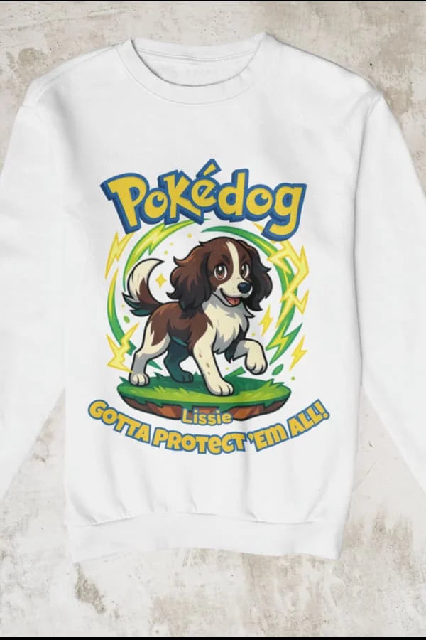 Pokédog - Hunde - Individuelles Premium Sweatshirt (Unisex)