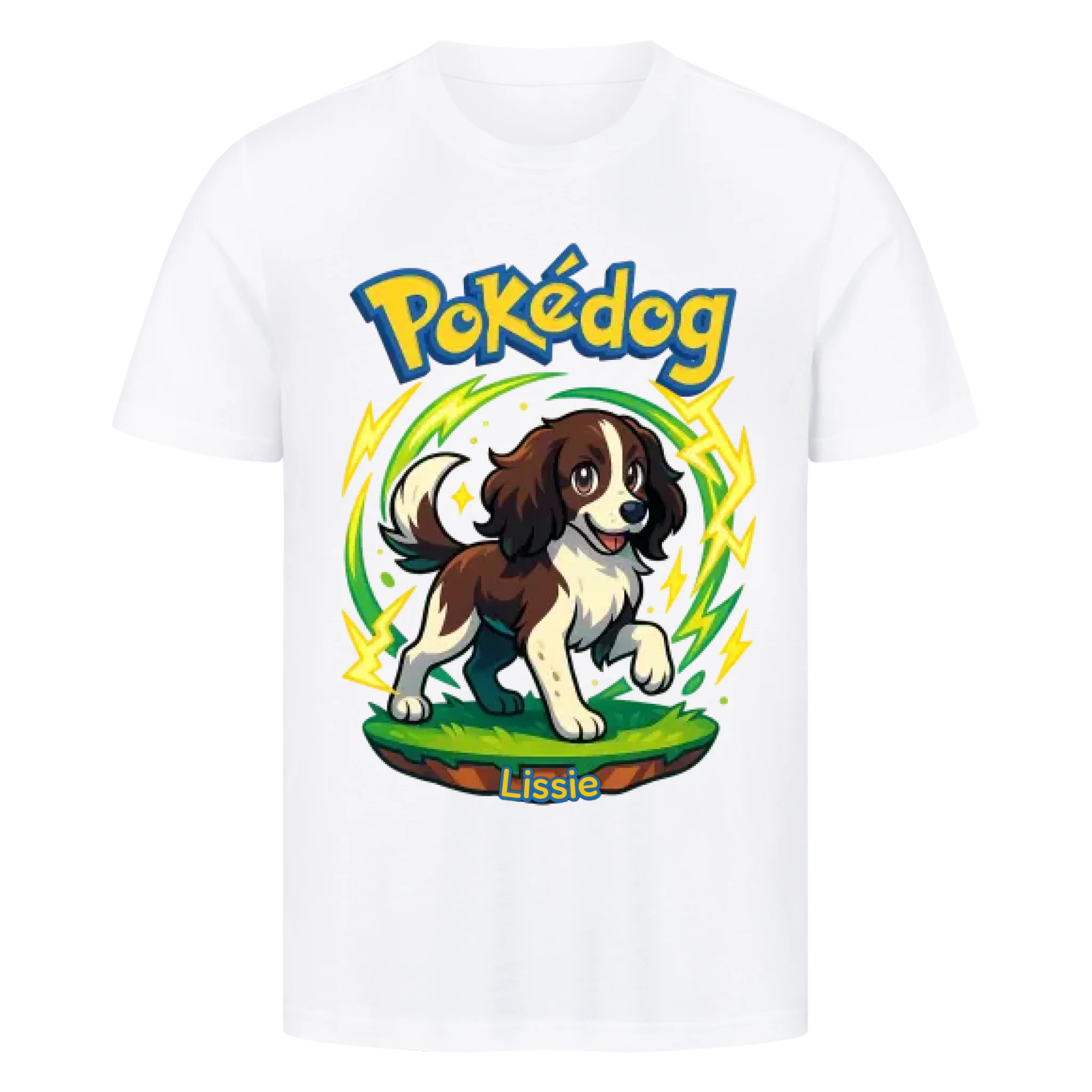 Pokédog - Individuelles Premium T-Shirt