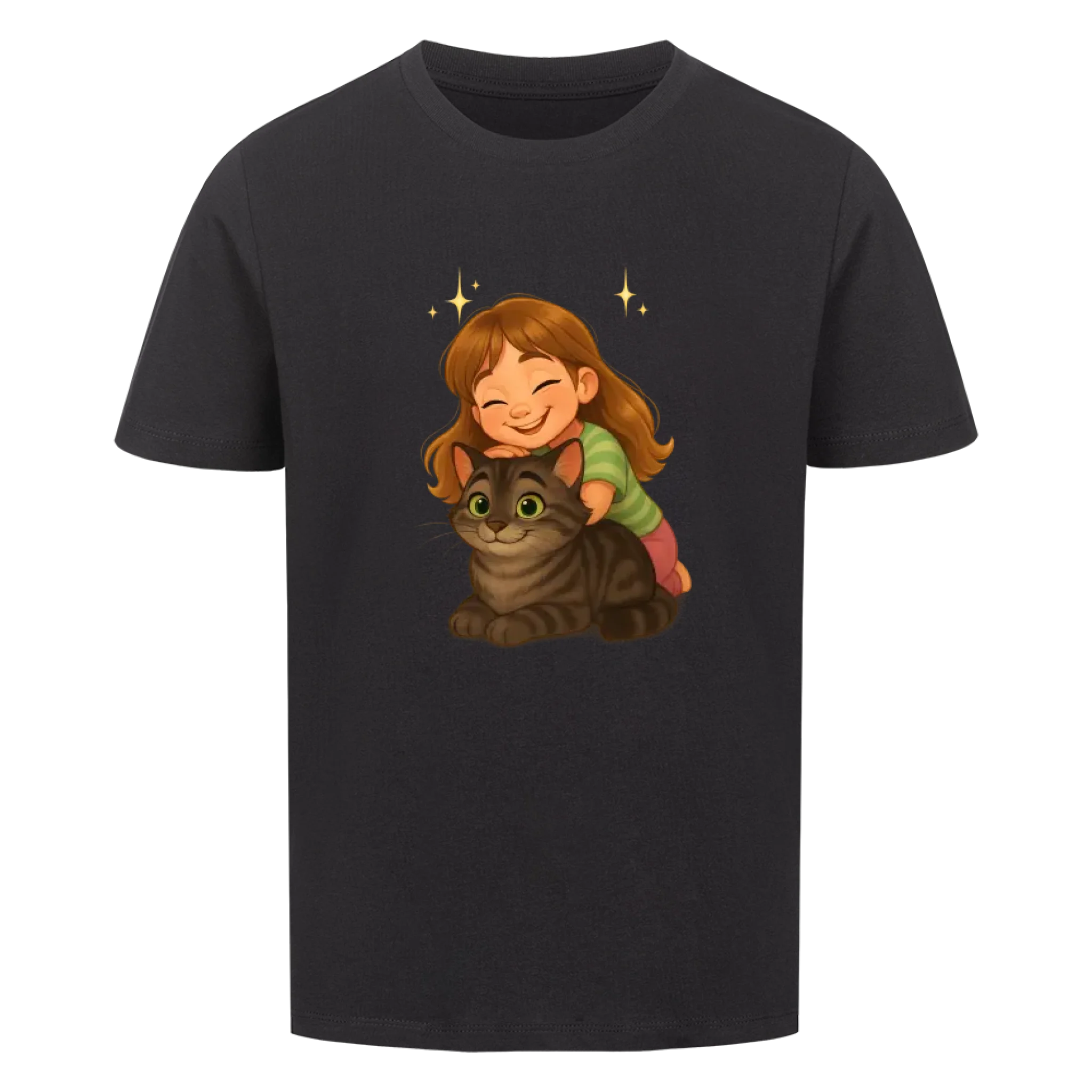 Disney-Style Fellfamilien-Porträt - Individuelles Premium T-Shirt