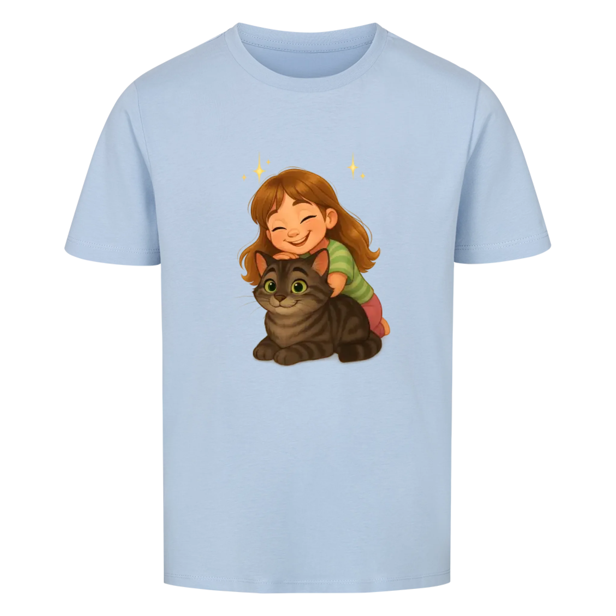 Disney-Style Fellfamilien-Porträt - Individuelles Premium T-Shirt