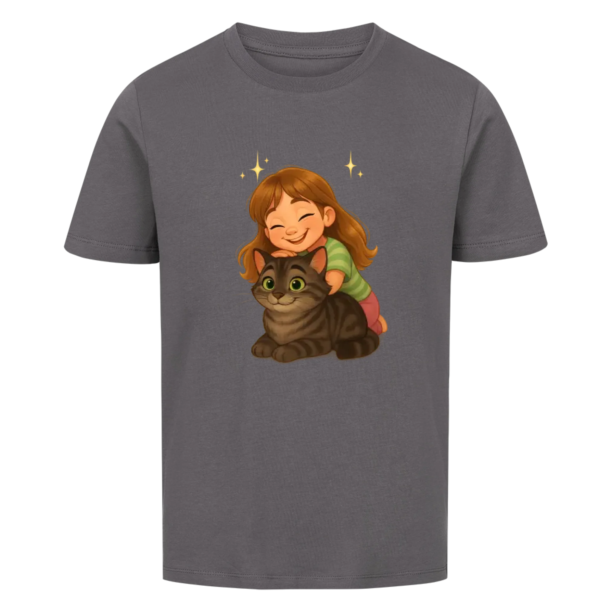 Disney-Style Fellfamilien-Porträt - Individuelles Premium T-Shirt