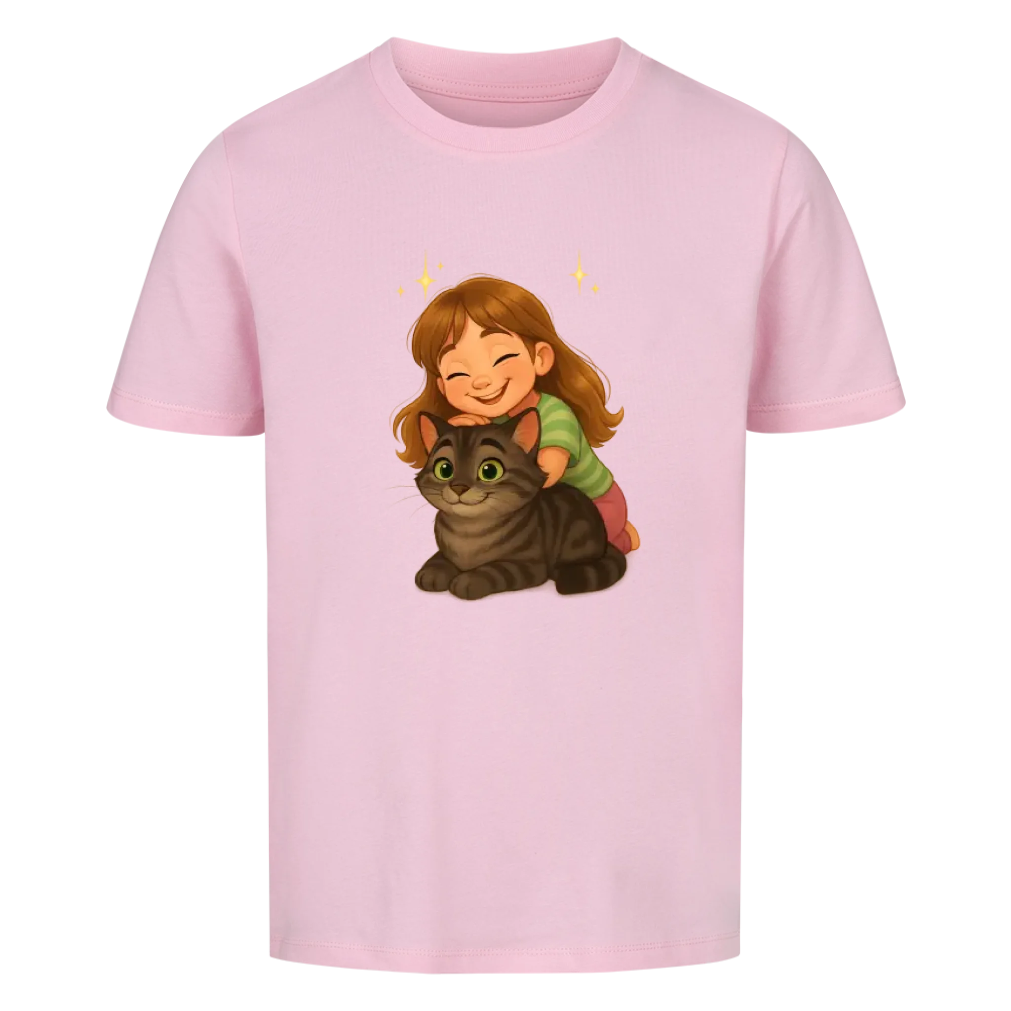 Disney-Style Fellfamilien-Porträt - Individuelles Premium T-Shirt