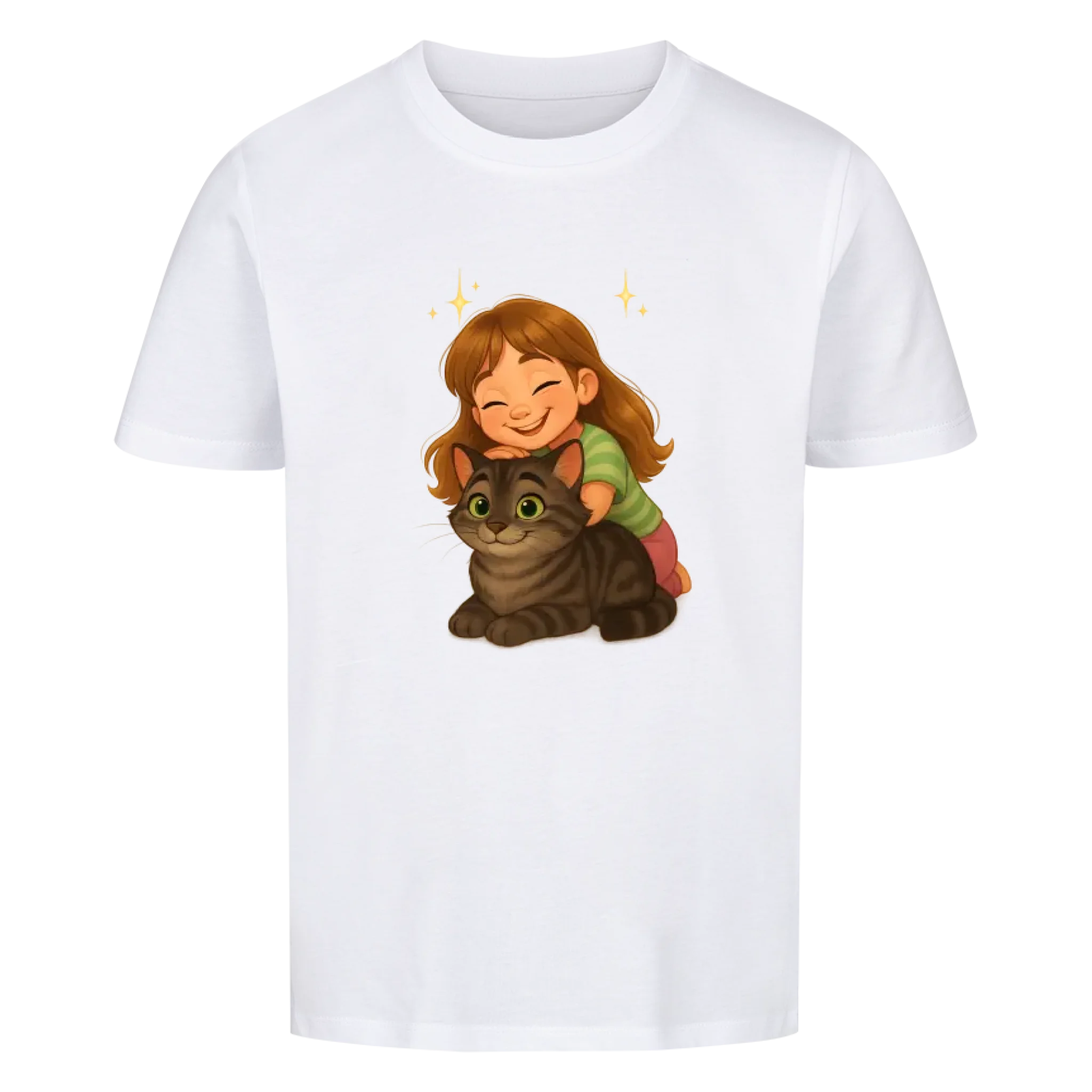 Disney-Style Fellfamilien-Porträt - Individuelles Premium T-Shirt