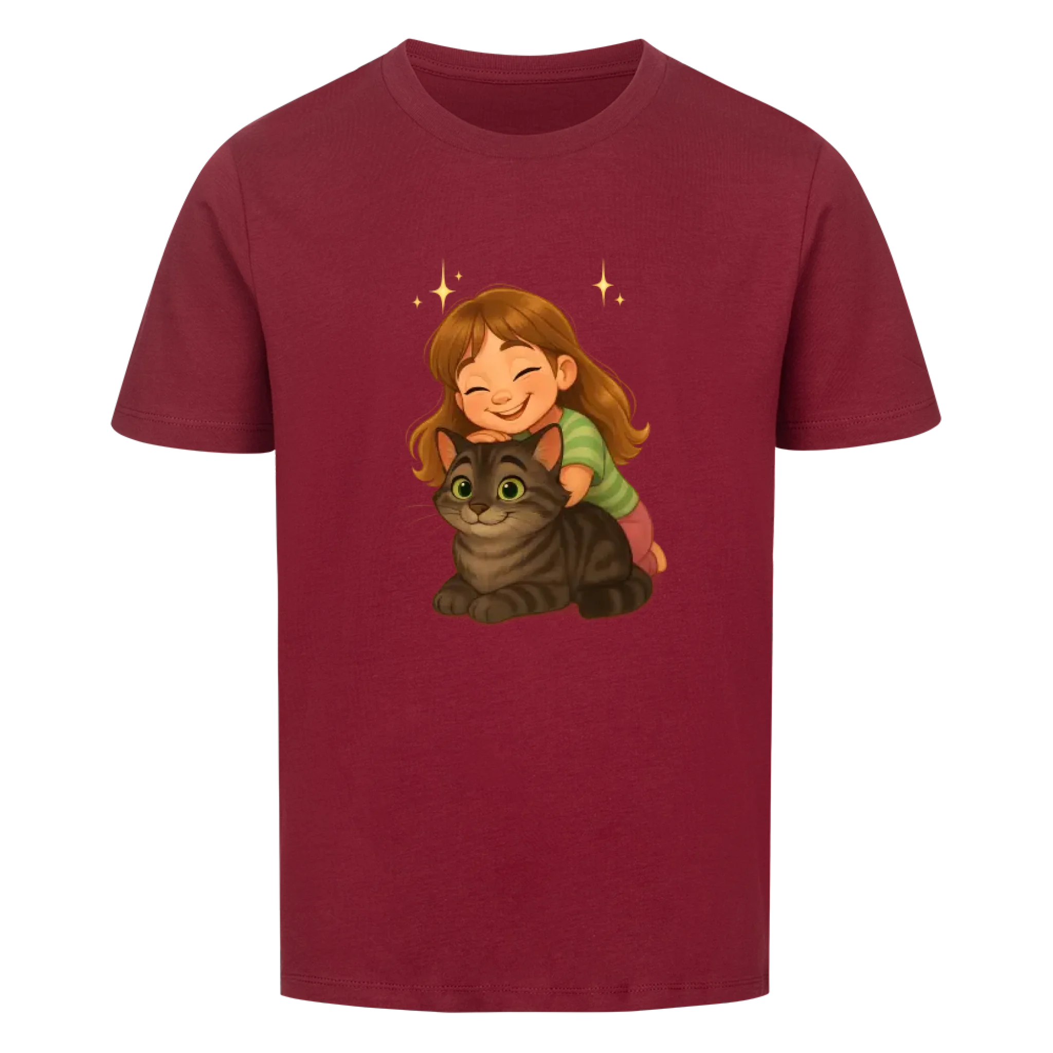 Disney-Style Fellfamilien-Porträt - Individuelles Premium T-Shirt