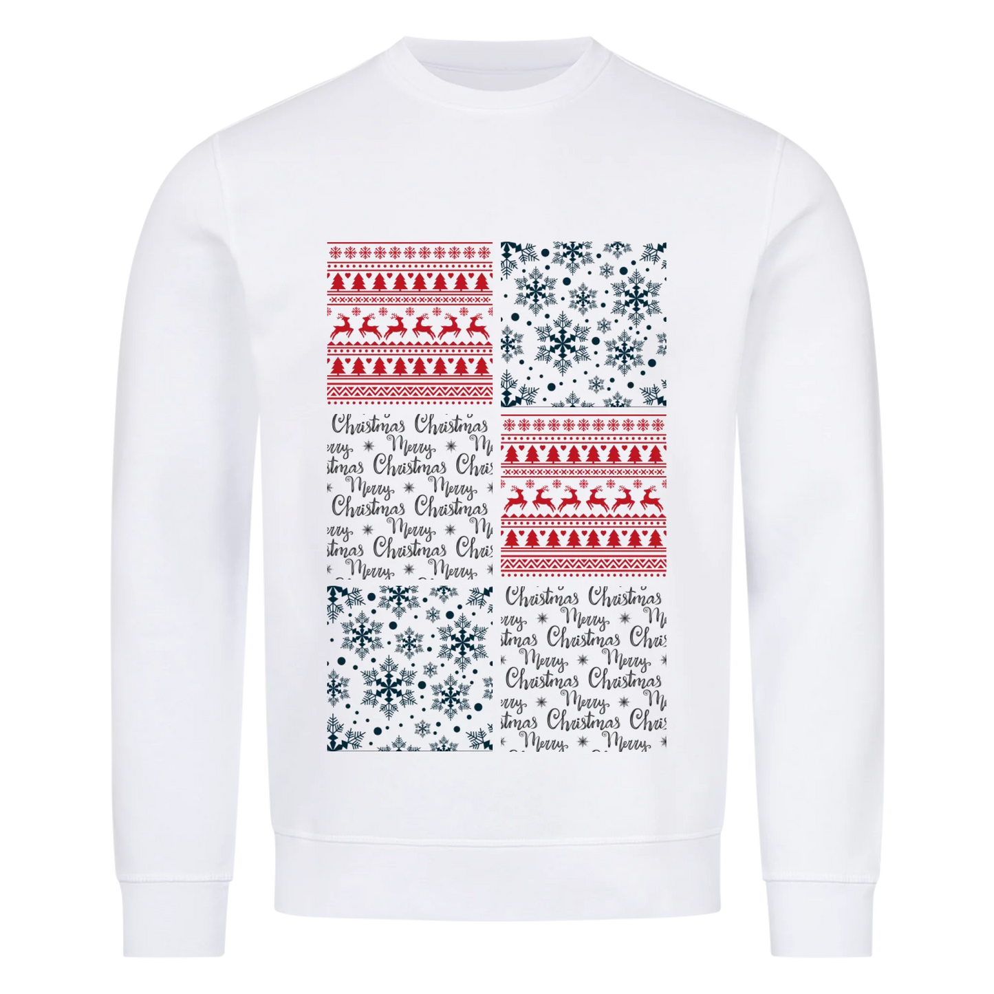 Winter Porträtcollage Premium Sweatshirt - Eigene Bilder