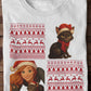 Winter Porträtcollage T-Shirt - Eigene Bilder