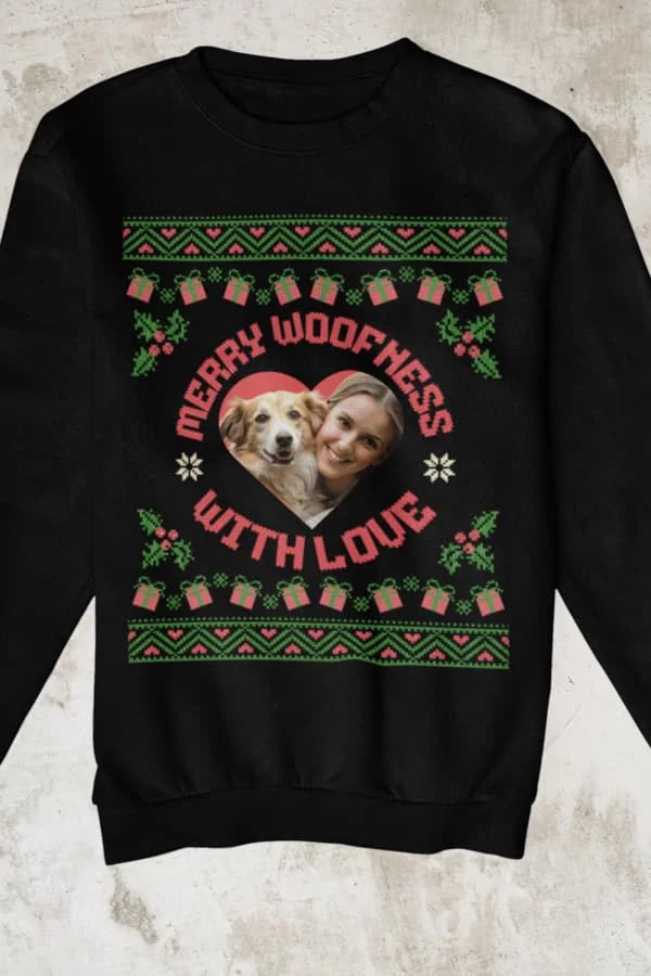 Merry Woofness Weihnachtspullover - Individuelles Premium Sweatshirt (Unisex)