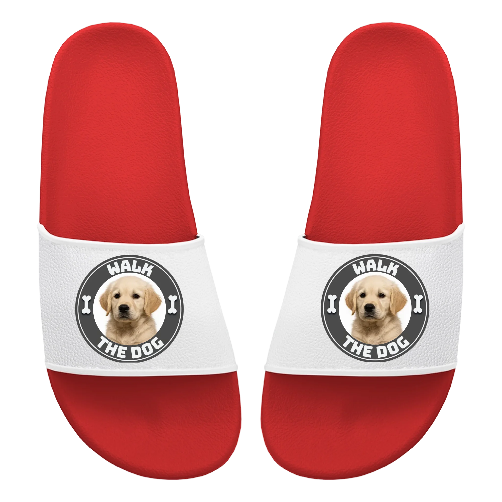 Walk The Dog - Individuelles Badelatschen (Unisex)