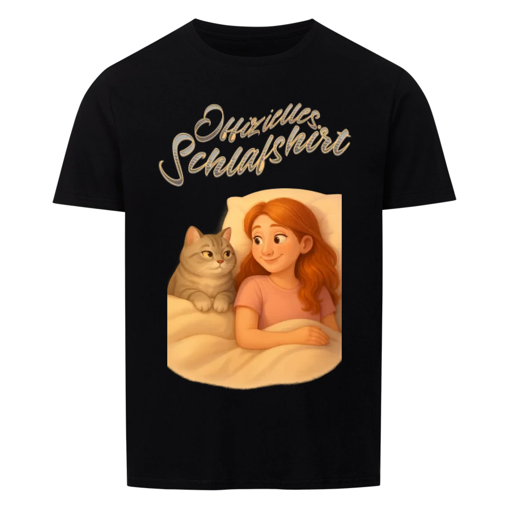 Offizielles Schlafshirt im Disney-Stil - Katzen & Hunde - Basic Shirt Unisex