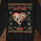 All I want for Christmas Premium Sweatshirt - Eigenes Foto