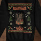All I want mit Katze Premium Sweatshirt - Eigenes Bild