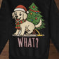 Hund & Weihnachtsbaum Premium Sweatshirt - Eigenes Bild
