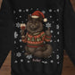 Weihnachtskatze Premium Sweatshirt - Eigenes Bild