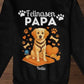 Fellnasen Papa Hund Premium Sweatshirt  - Eigenes Bild + Name