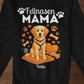 Fellnasen Mama Hund Premium Sweatshirt  - Eigenes Bild + Name
