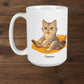 Fellnasen Papa Katze Tasse  - Eigenes Bild + Name