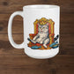 Katze auf Thron Tasse - Eigenes Bild