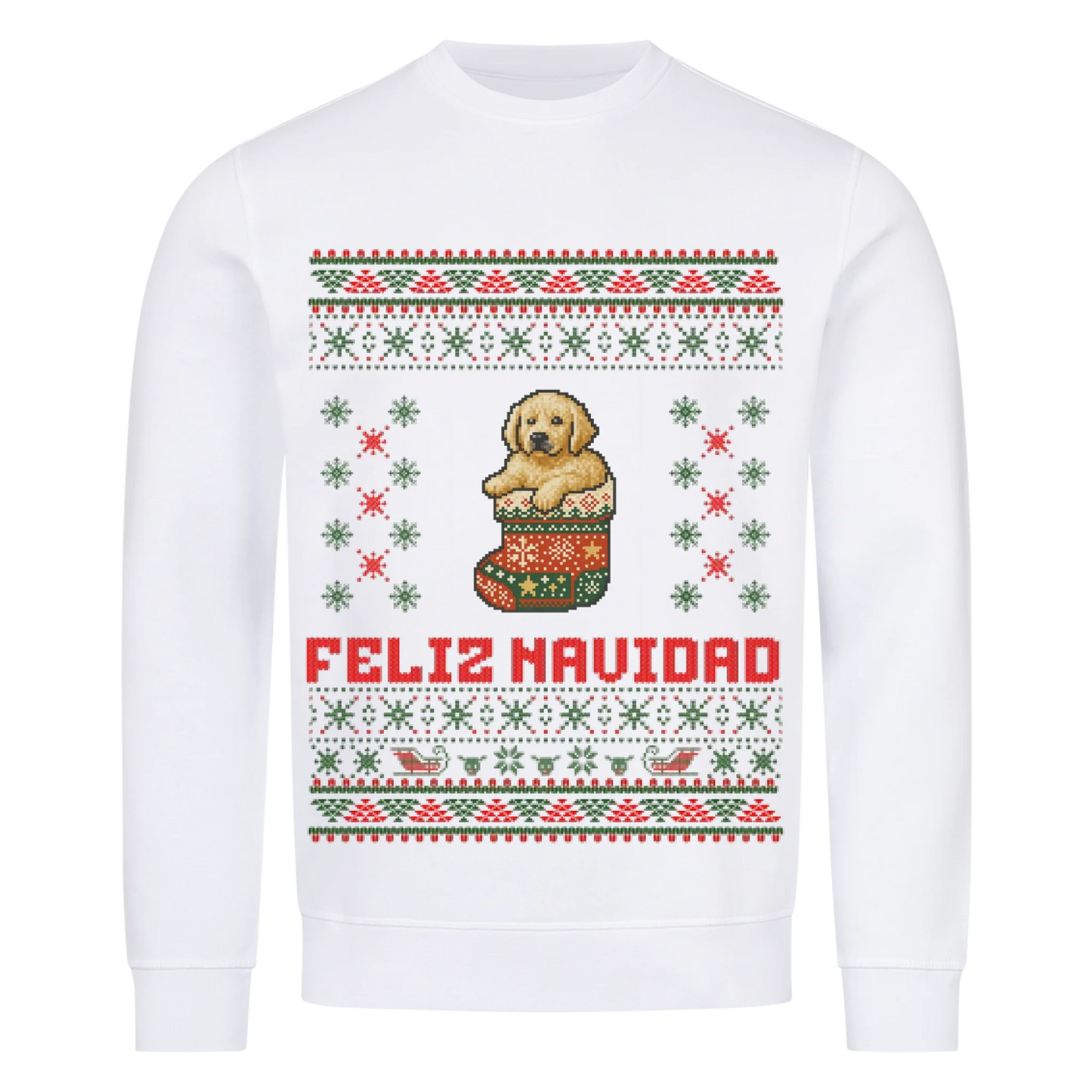 Feliz Navidad Premium Sweatshirt - Eigene Bilder