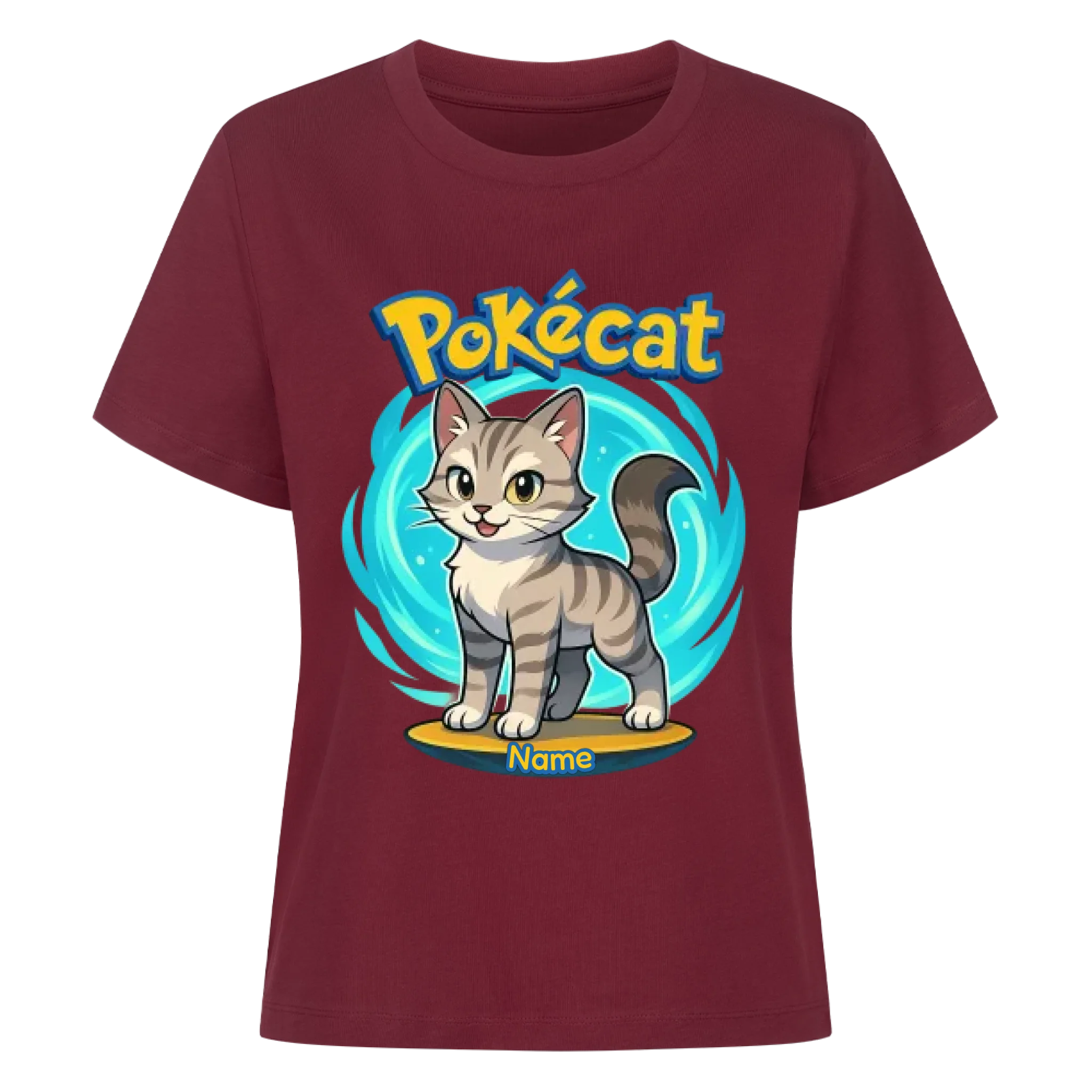 Pokécat Flow Aura - Individuelles Premium T-Shirt