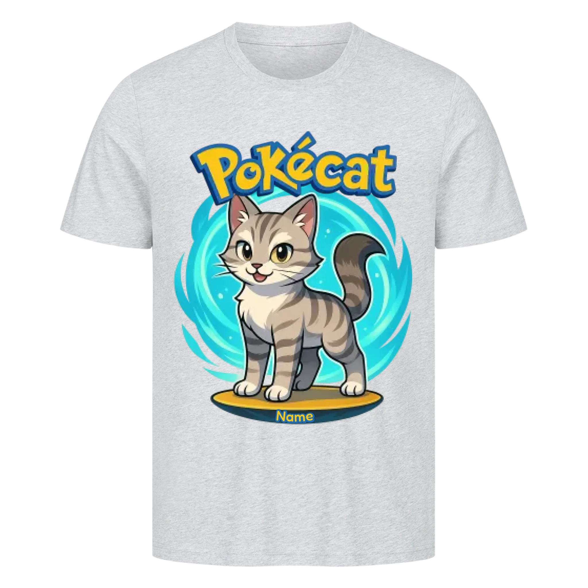 Pokécat Flow Aura - Individuelles Premium T-Shirt