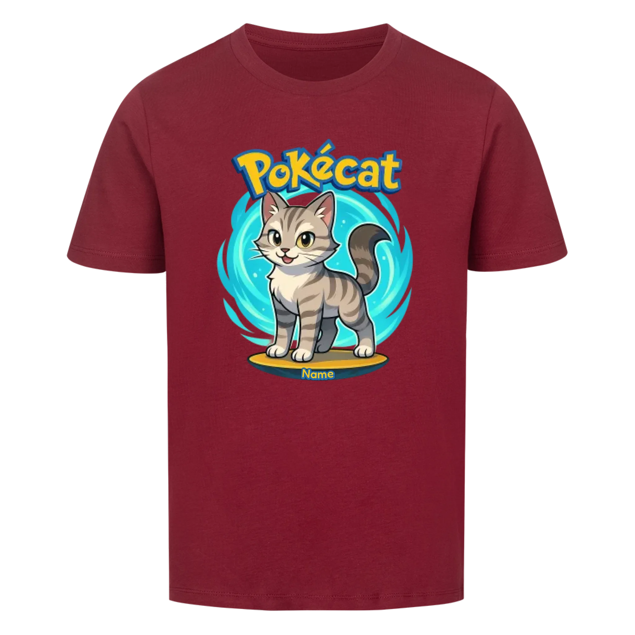 Pokécat Flow Aura - Individuelles Premium T-Shirt