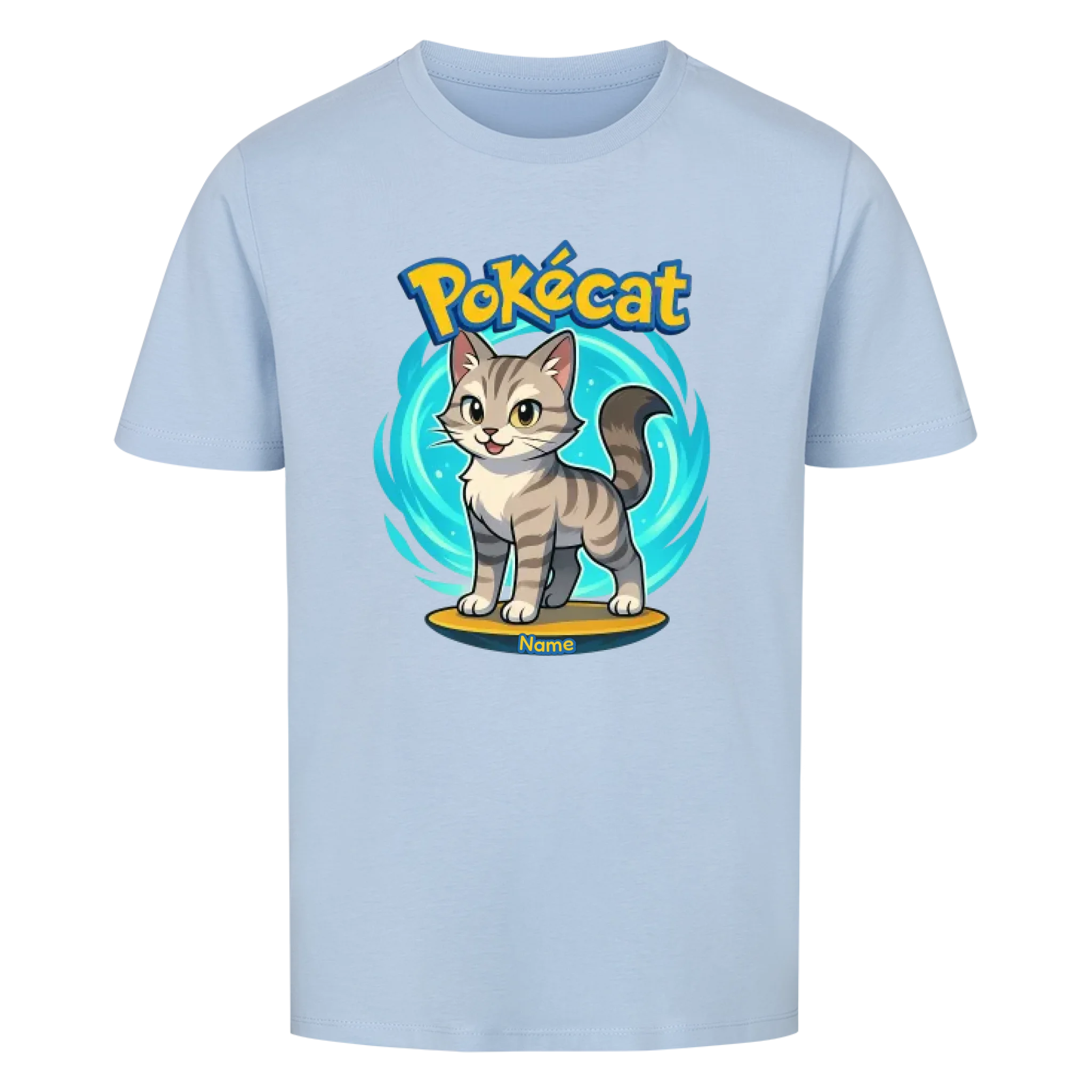 Pokécat Flow Aura - Individuelles Premium T-Shirt
