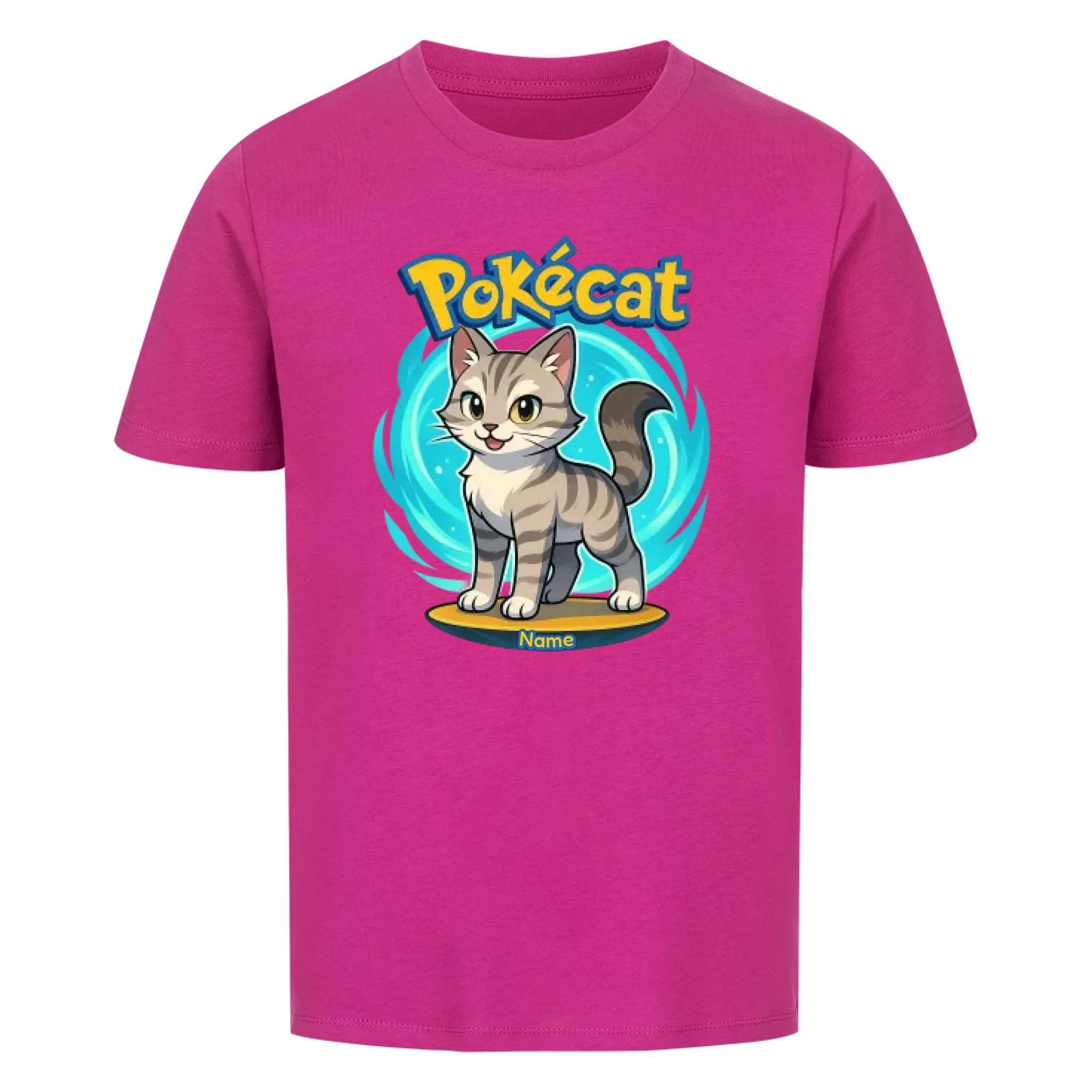 Pokécat Flow Aura - Individuelles Premium T-Shirt