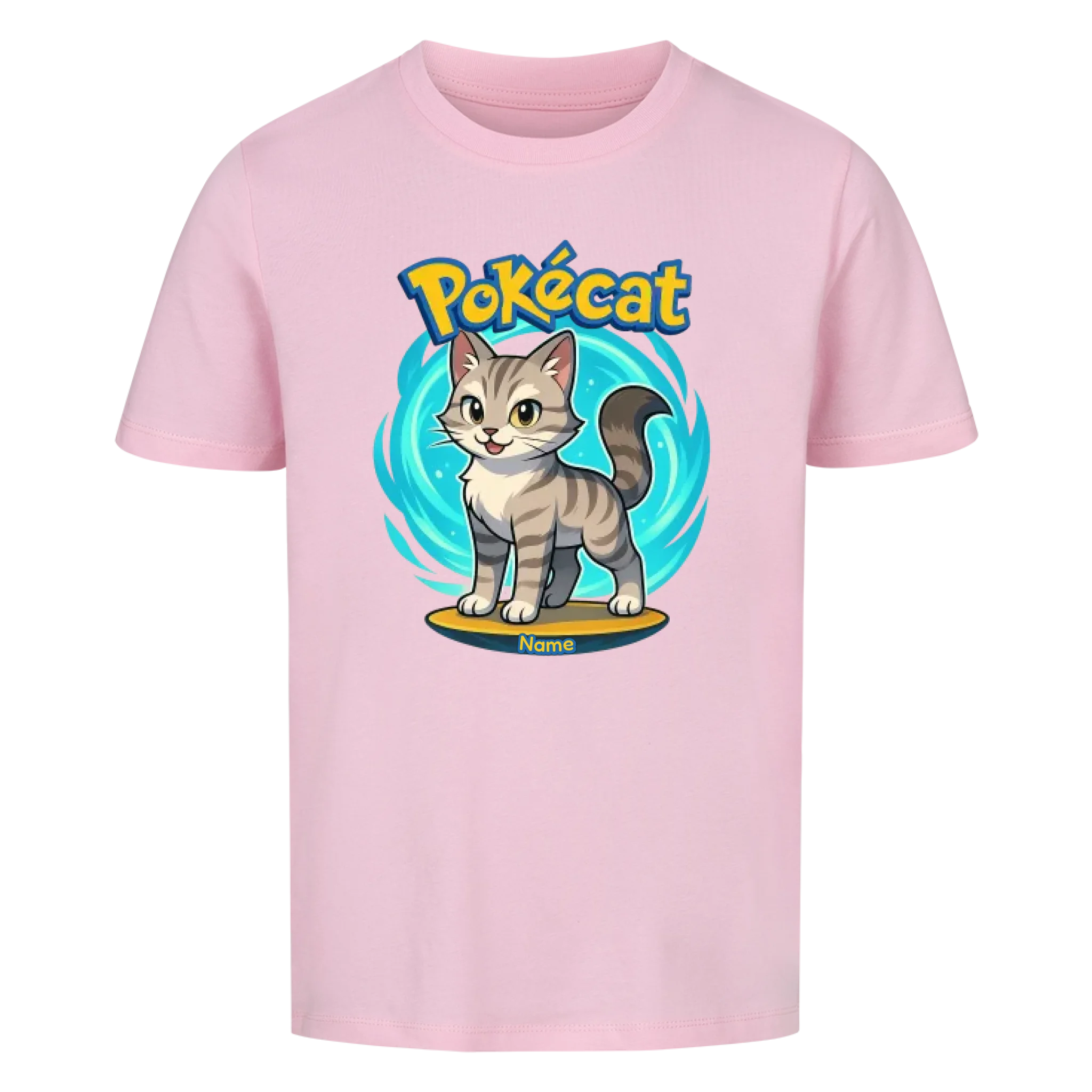 Pokécat Flow Aura - Individuelles Premium T-Shirt
