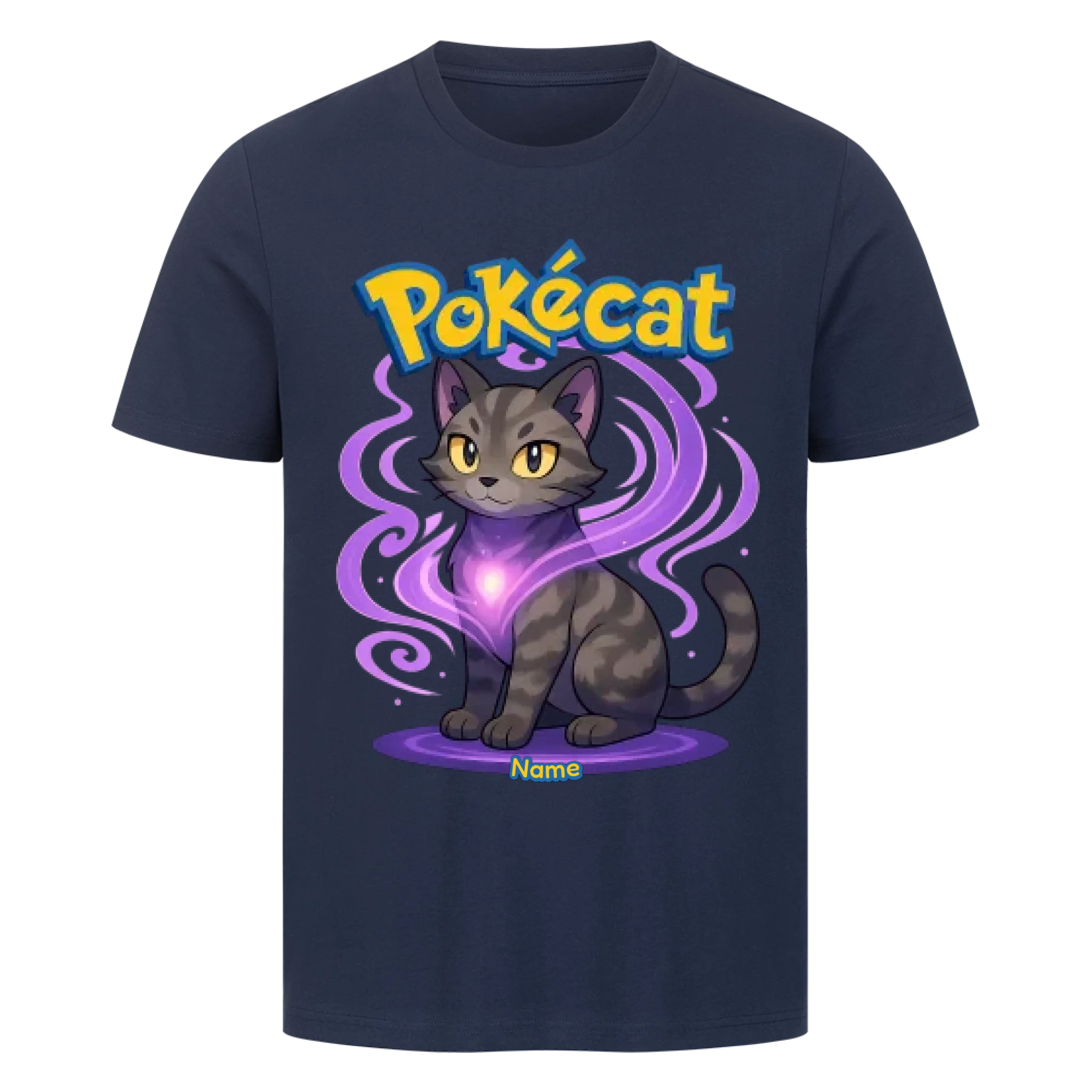 Pokécat Mind Aura - Individuelles Premium T-Shirt