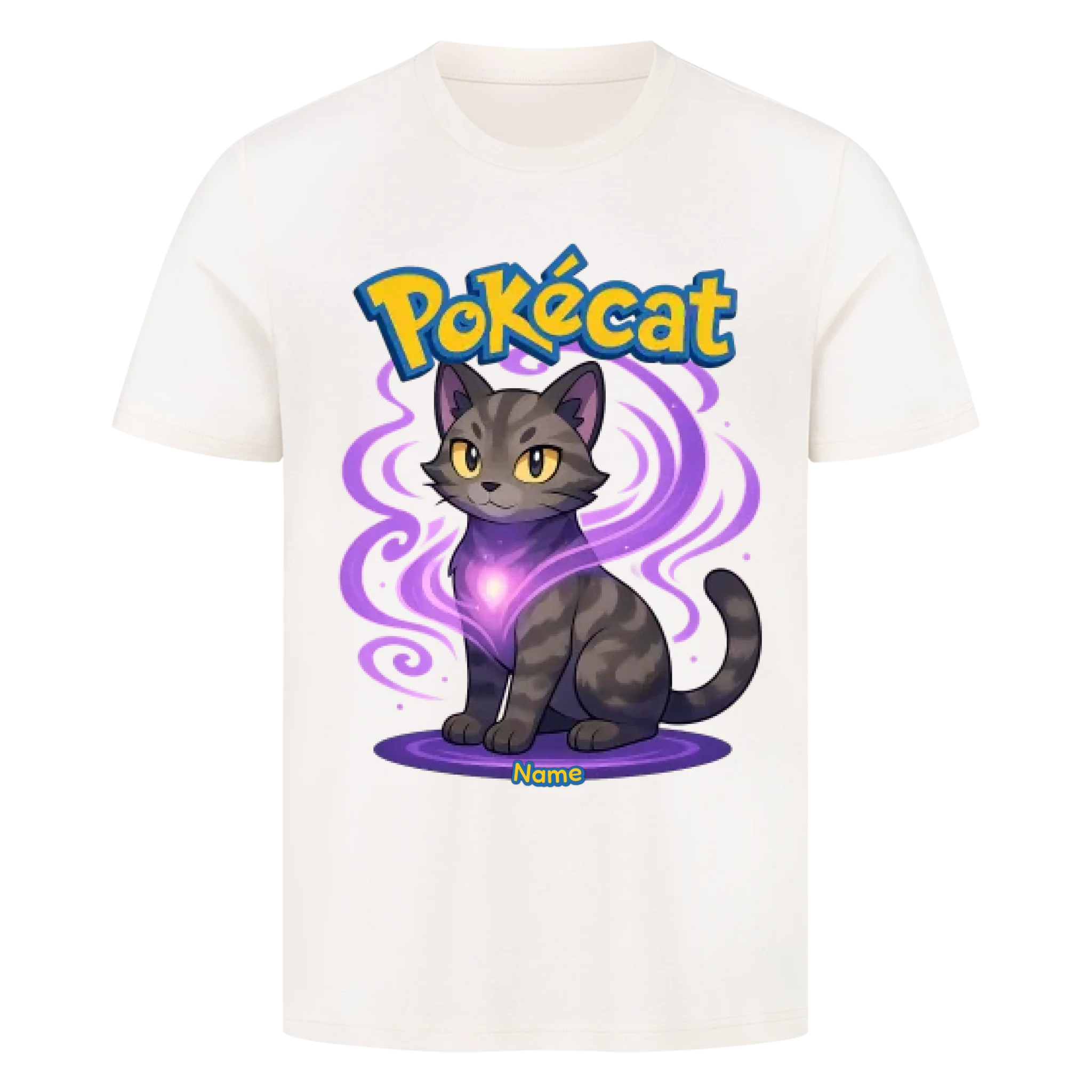 Pokécat Mind Aura - Individuelles Premium T-Shirt