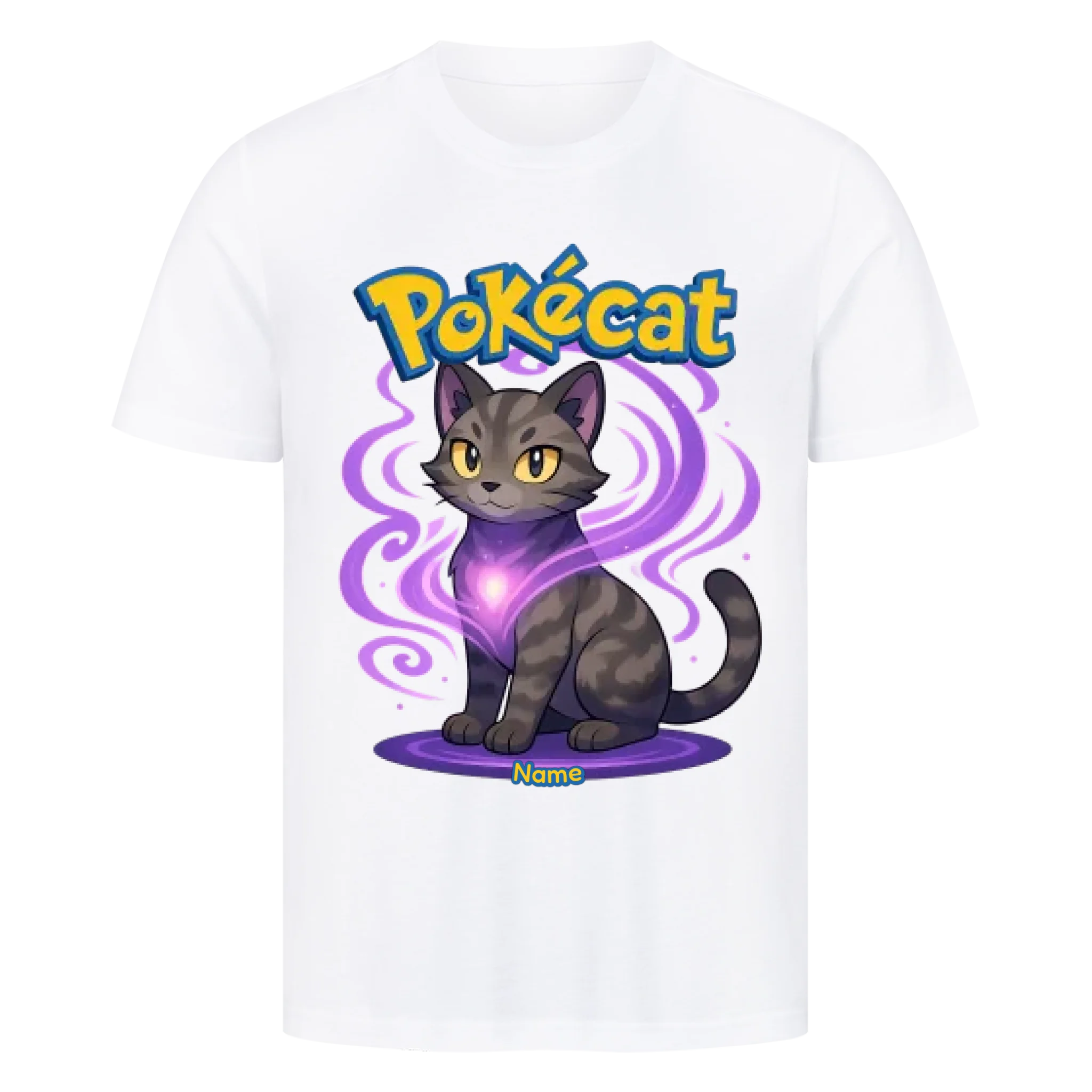 Pokécat Mind Aura - Individuelles Premium T-Shirt