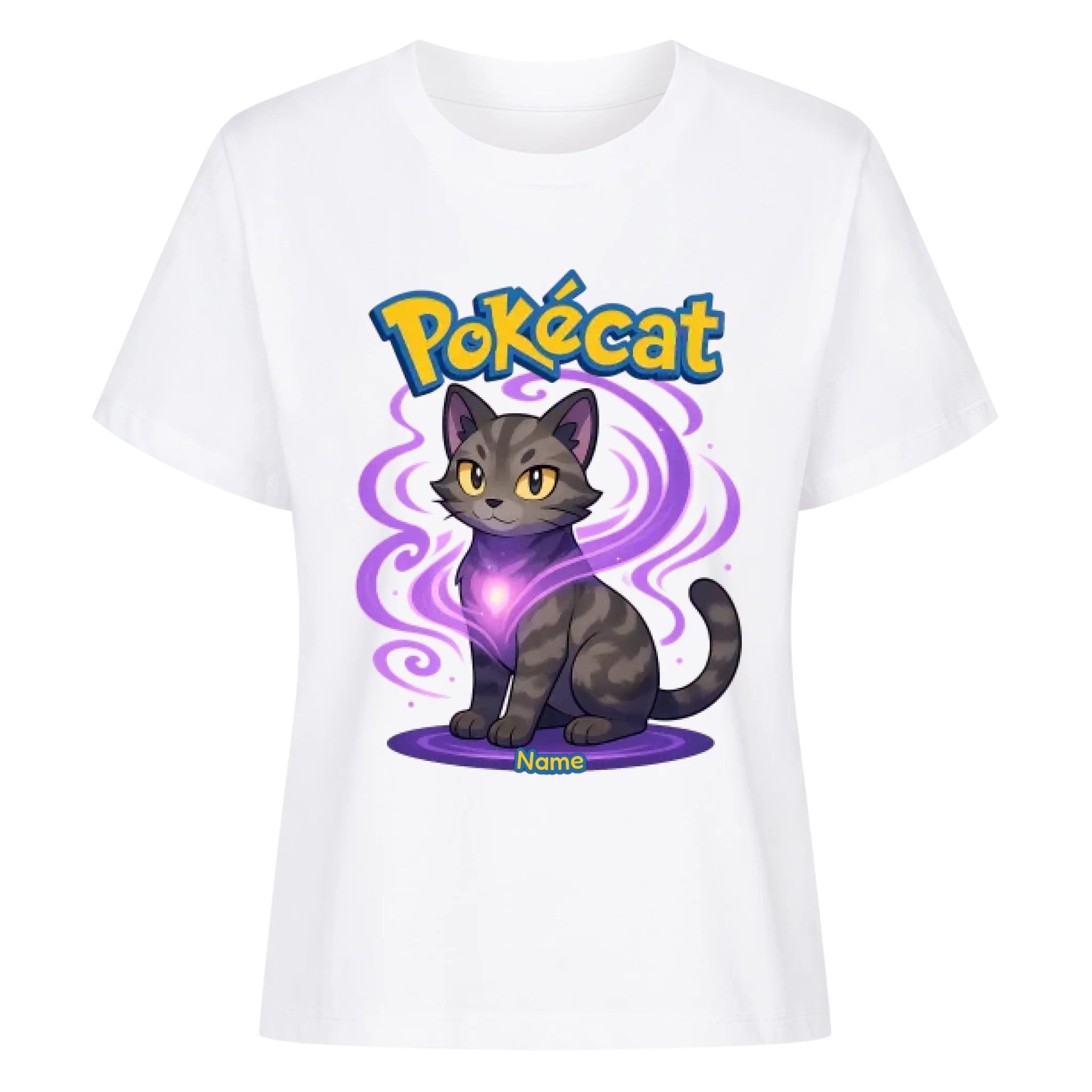 Pokécat Mind Aura - Individuelles Premium T-Shirt